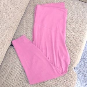Plus size Old Navy maternity leggings, pink mauve, xxl - active wear